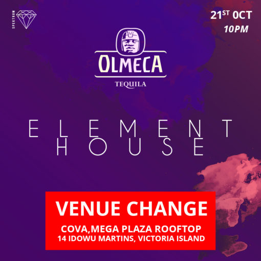 Olmeca Tequila X Element House 21 October 2017